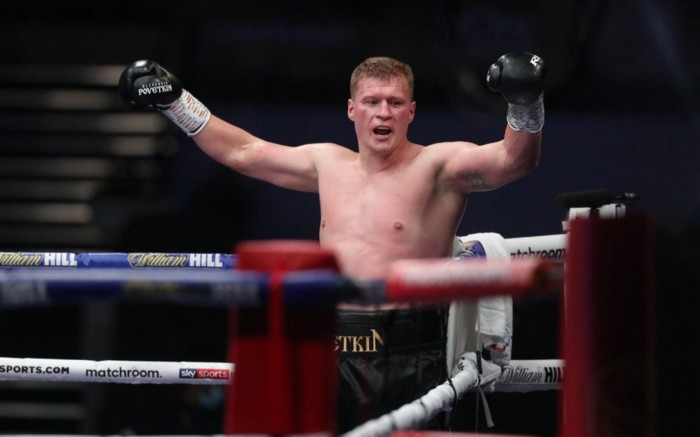 Eddie Hearn in backyard